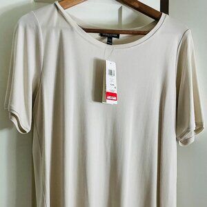 NEW Eileen Fisher Classic Ivory/Bone Top | P/L